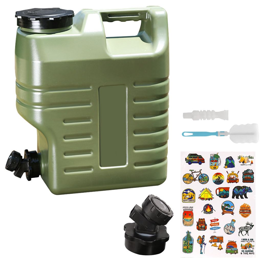 Optifit Camping Water Container with Easy Faucet, Portable Food Grade PE Water Container, BPA Free Outdoor Folding Water Tank for Sport Camping Riding Mountaineer Hiking (12L) Optifit Camping Water Container with Easy Faucet, Portable Food Grade PE Water Container, BPA Free Outdoor Folding Water Tank for Sport Camping Riding Mountaineer Hiking (12L)